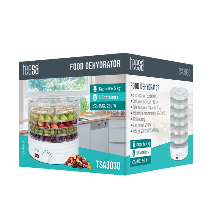 Uscator pentru ciuperci, legume si fructe Teesa, TSA3030