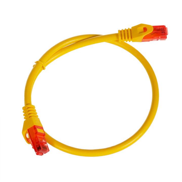 LAN мрежов кабел, Ethernet RJ45 UTP cat6 0,5 м Maclean MCTV-300 Y