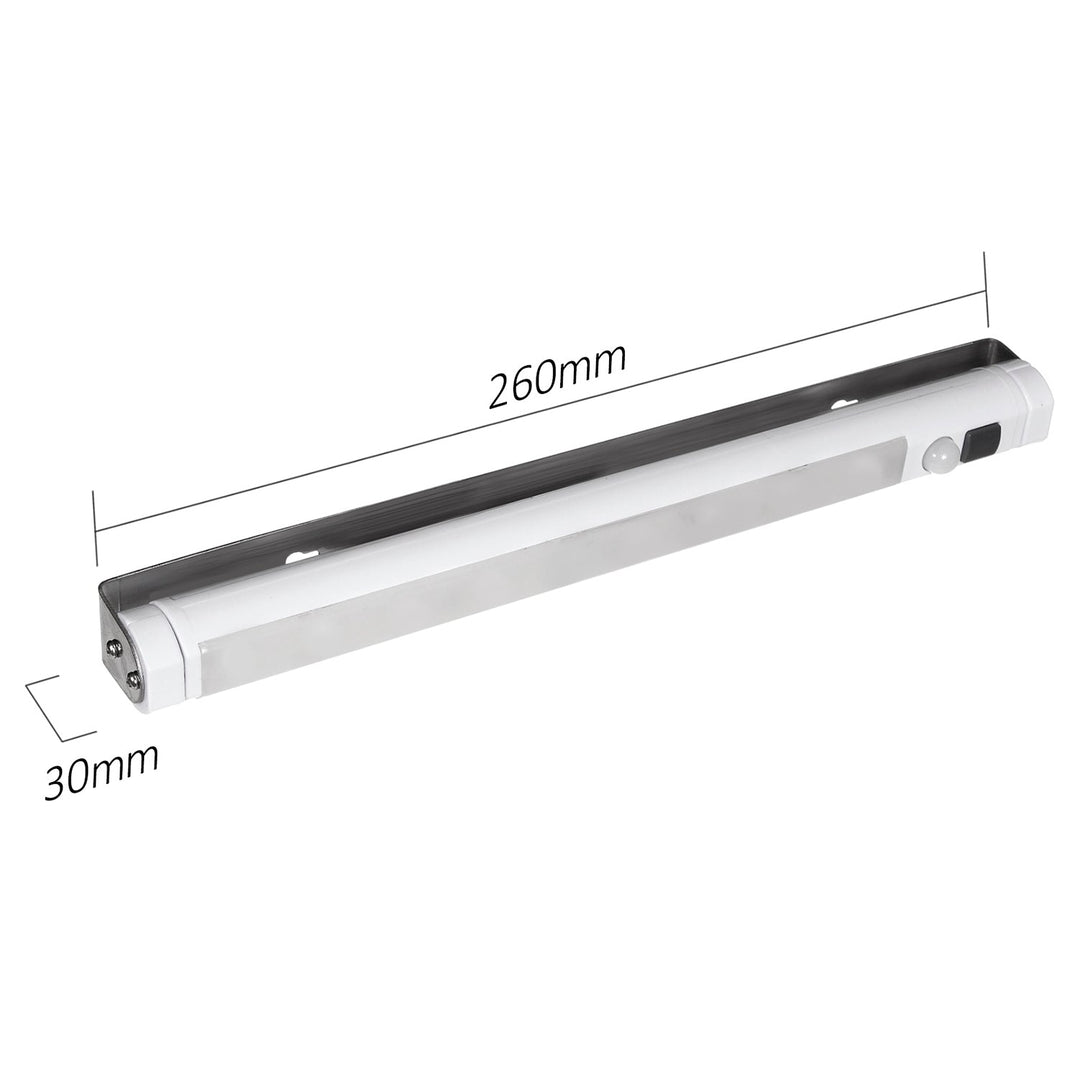 LED лампа за кухня Maclean, под шкаф 9 SMD, захранвана с батерии, PIR сензор за включване/изключване, MCE166