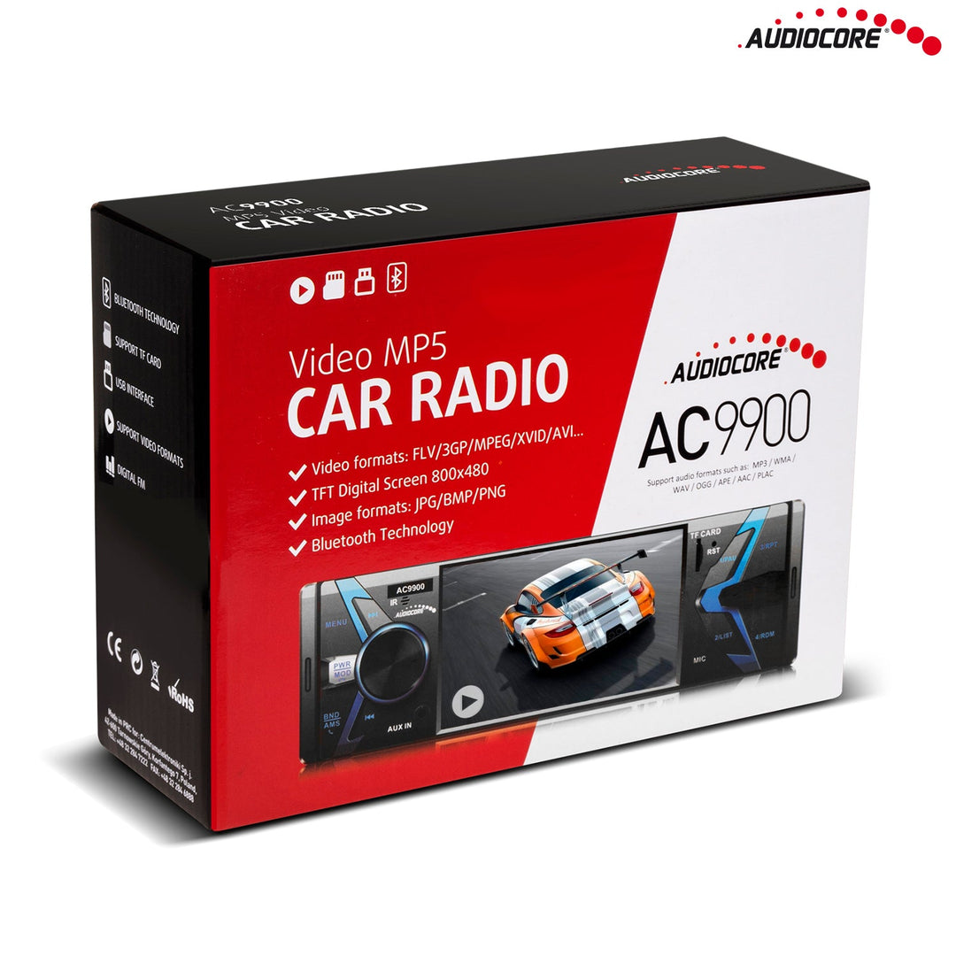 Audiocore AC9900 MP5 AVI DivX Bluetooth автомобилно радио с hands-free + дистанционно управление