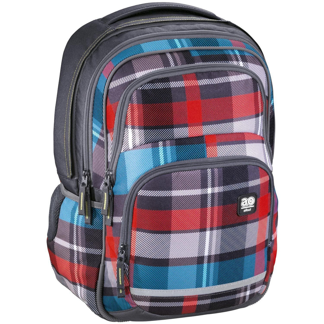 Rucsac școlar HAMA All Out BLABY Woody Grey - perfect pentru școală și timp liber