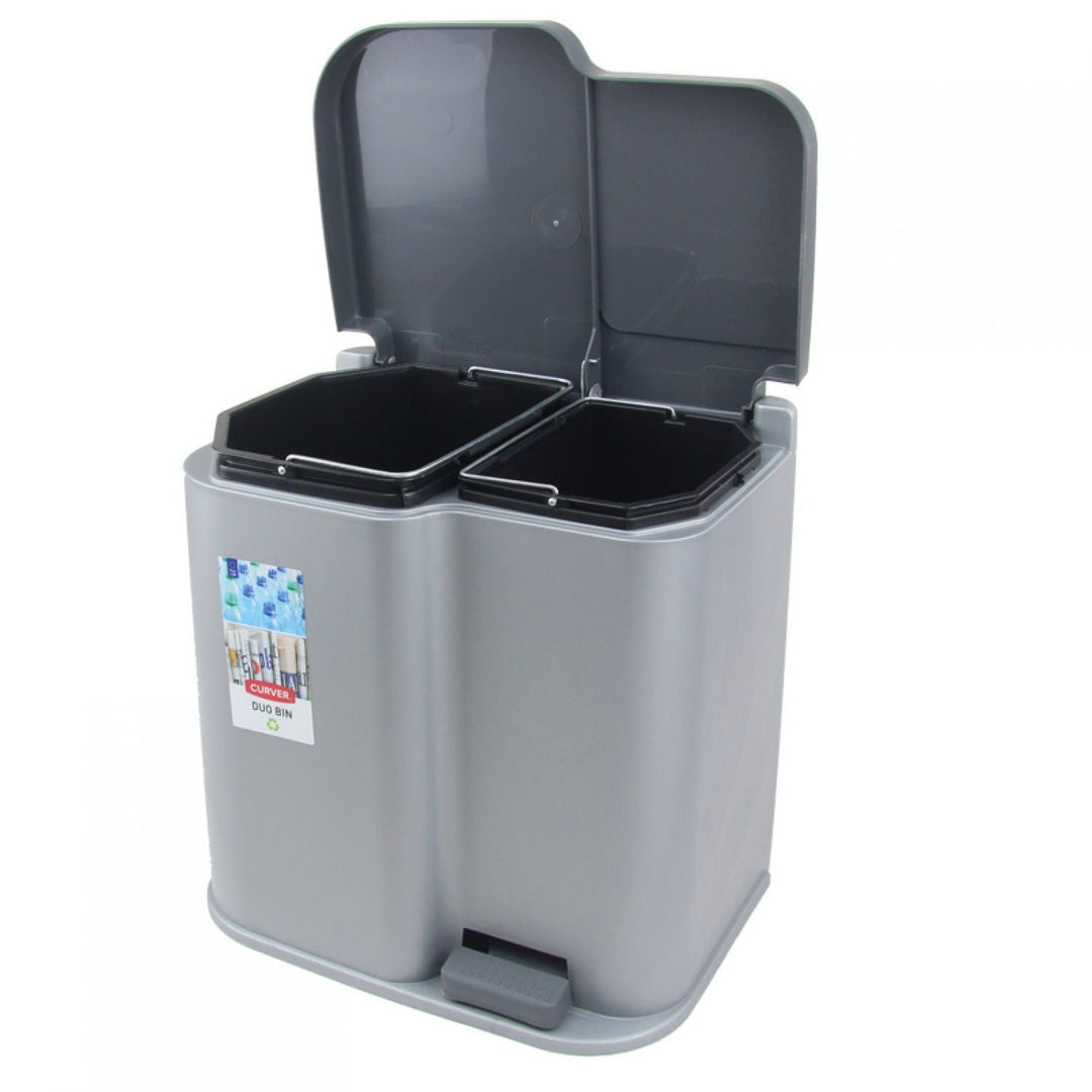 Curver Duo Pedalbin кош за сортиране на отпадъци с твърдо покритие