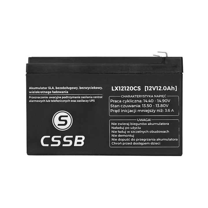 Акумулатор, произведен с AGM гел технология CSSB 12V 12Ah