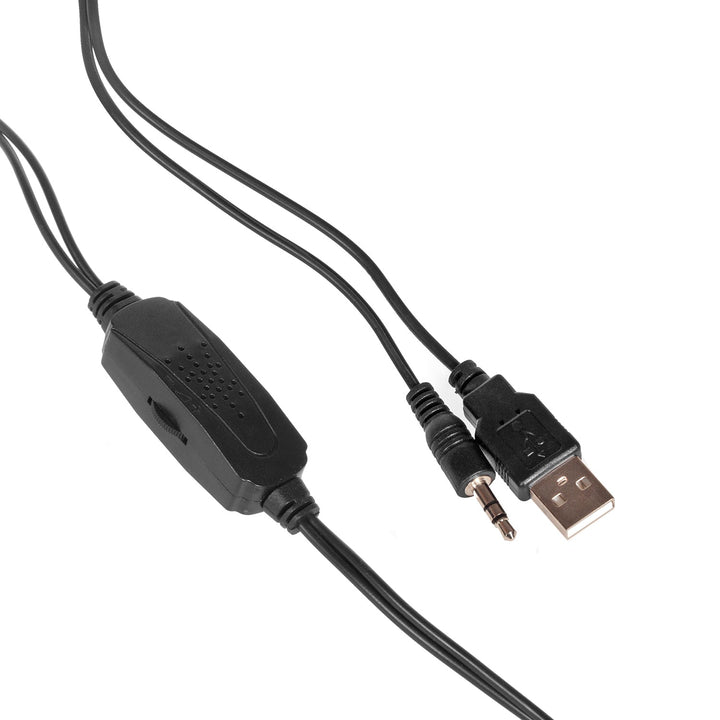 6W USB сини и черни компютърни високоговорители Audiocore AC865 B