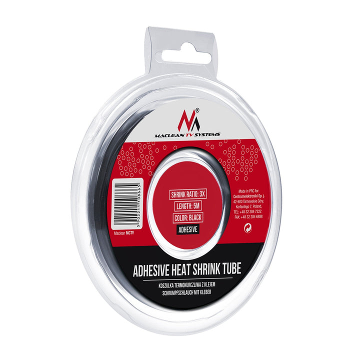 Tuburi termocontractabile cu adeziv 3:1 9.5mm*5m Maclean MCTV-540