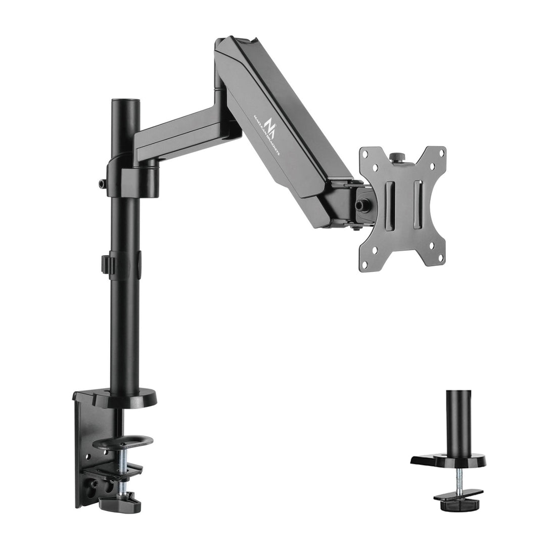 Монтаж за монитор Maclean, с двойно рамо, с газова пружина, 17"-32", 8 кг, MC-775