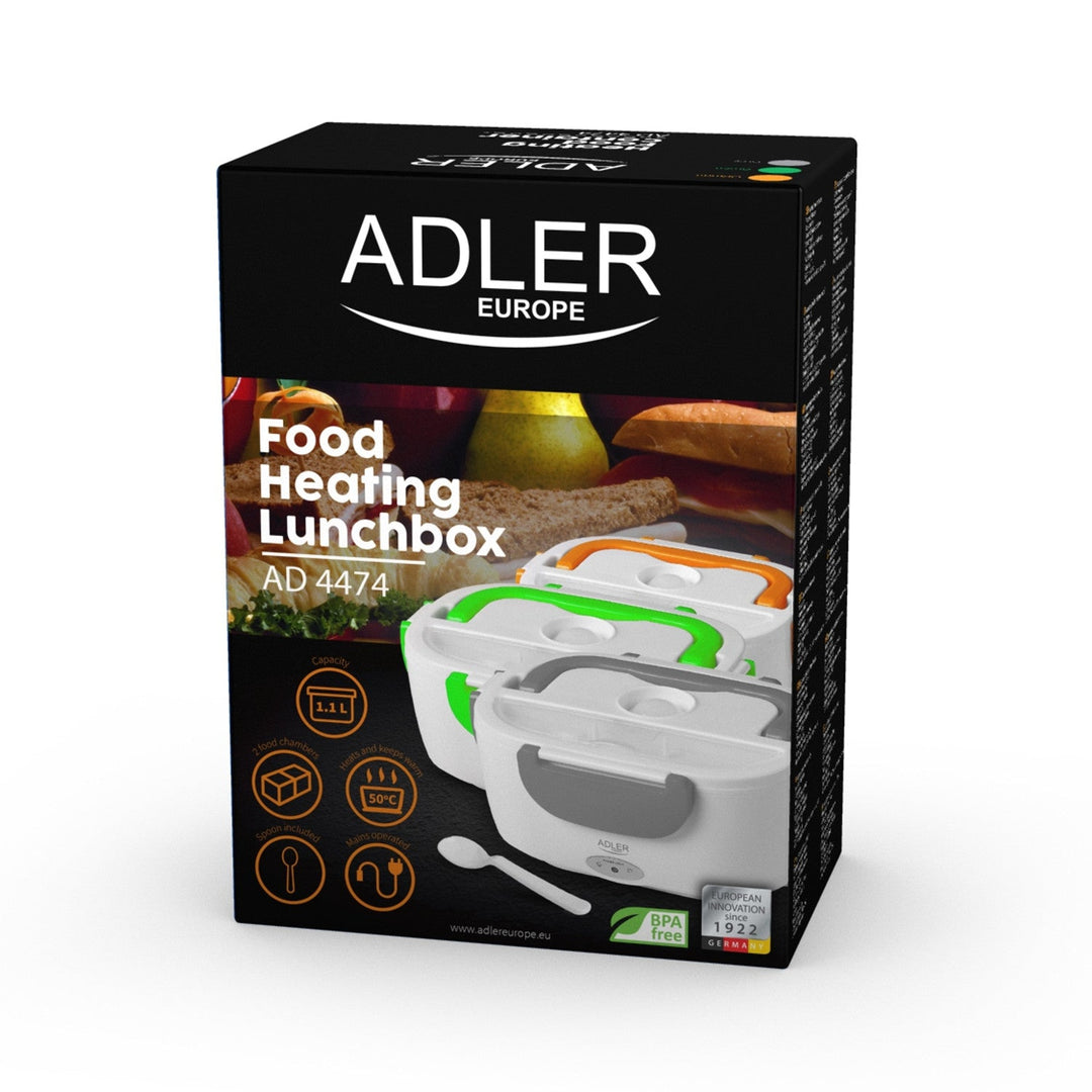 Отопляема кутия за обяд 1,1 л AD4474 Adler сива