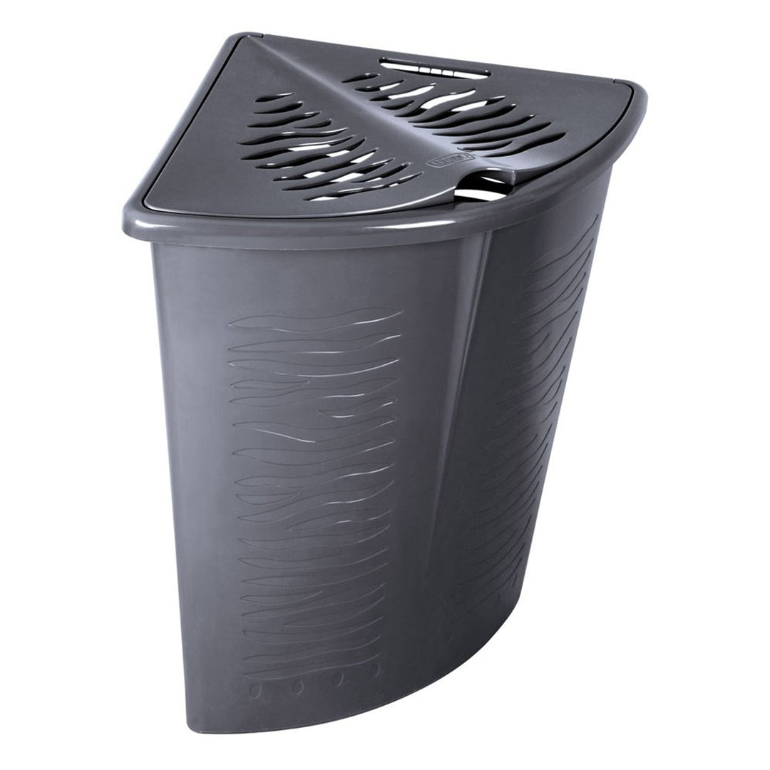 Ъглова кошница за пране, Zebra 45L BranQ сива