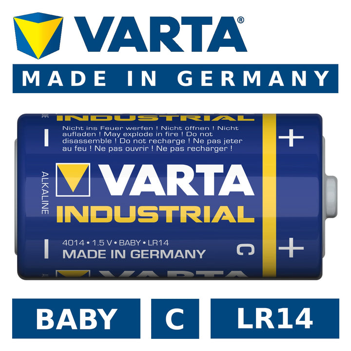 Алкална батерия Varta Industrial LR14 / C 4014