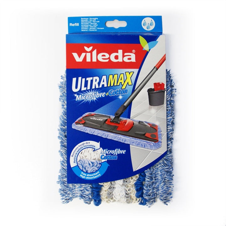 Резервна част за моп Vileda за почистване на плочки, PVC, Ultramax Tiles Care
