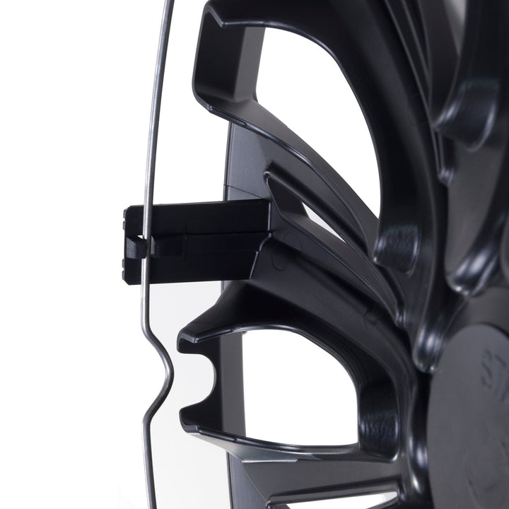 Универсални капаци за колела 15" NRM STRONG черни матови, 4 броя