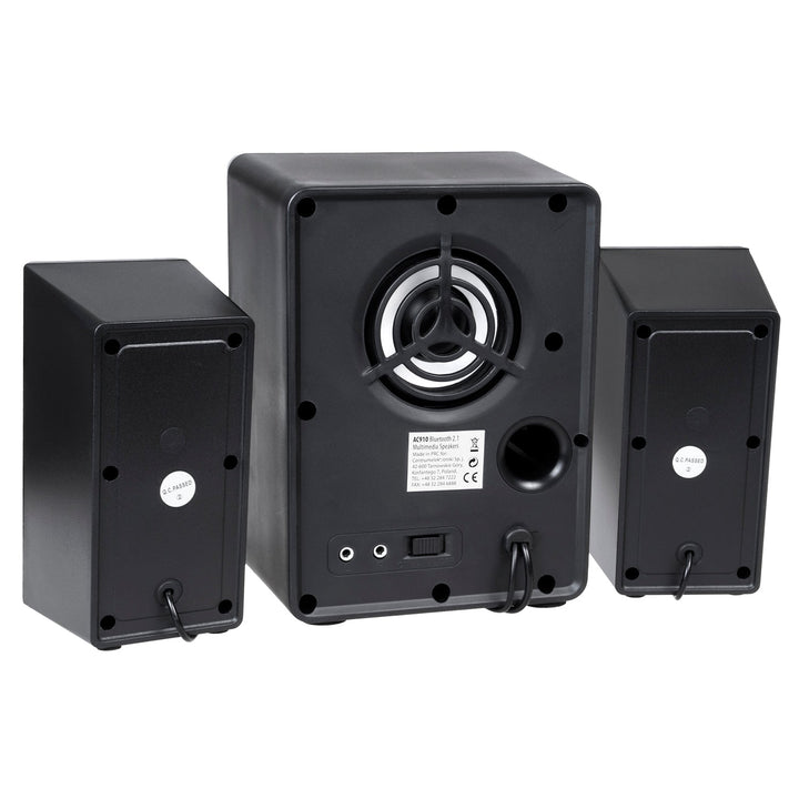 Audiocore AC910 Bluetooth 2.1 комплект високоговорители с FM радио, TF карта, AUX, USB захранване