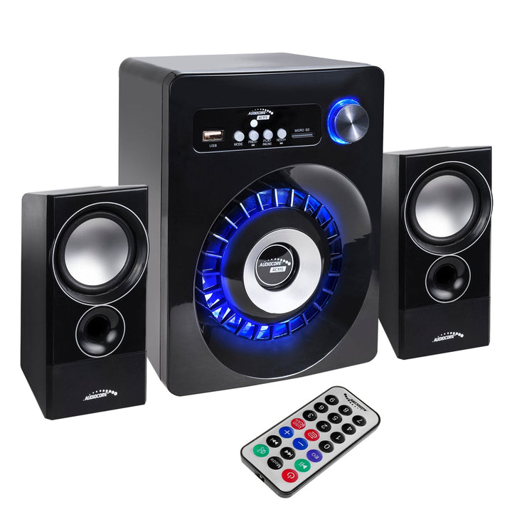 Audiocore AC910 Bluetooth 2.1 комплект високоговорители с FM радио, TF карта, AUX, USB захранване