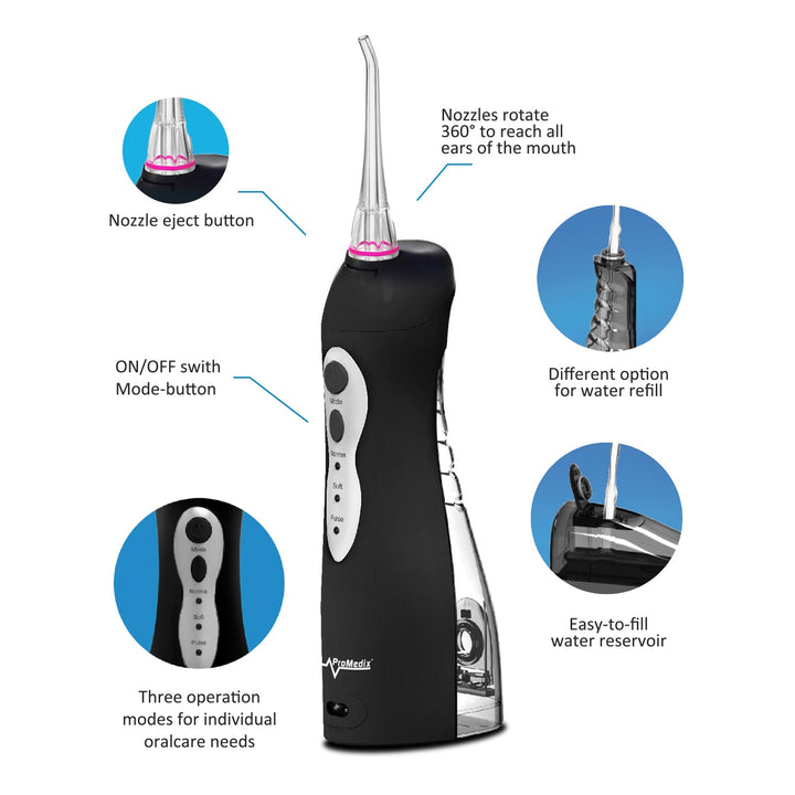 Promedix PR-770 IPX7 безжичен иригатор за зъби