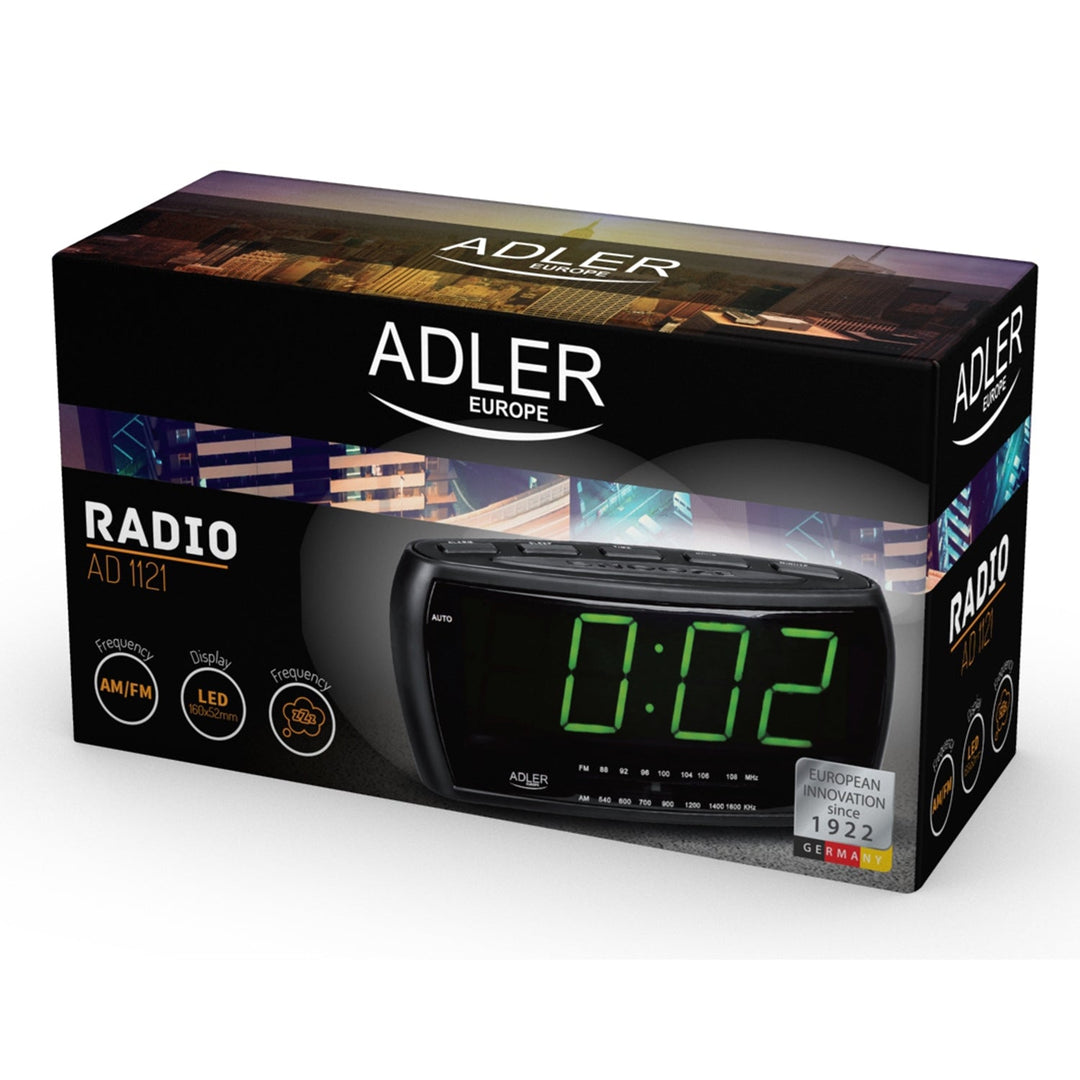 FM/AM радиобудилник с LED часовник Adler AD1121 качество