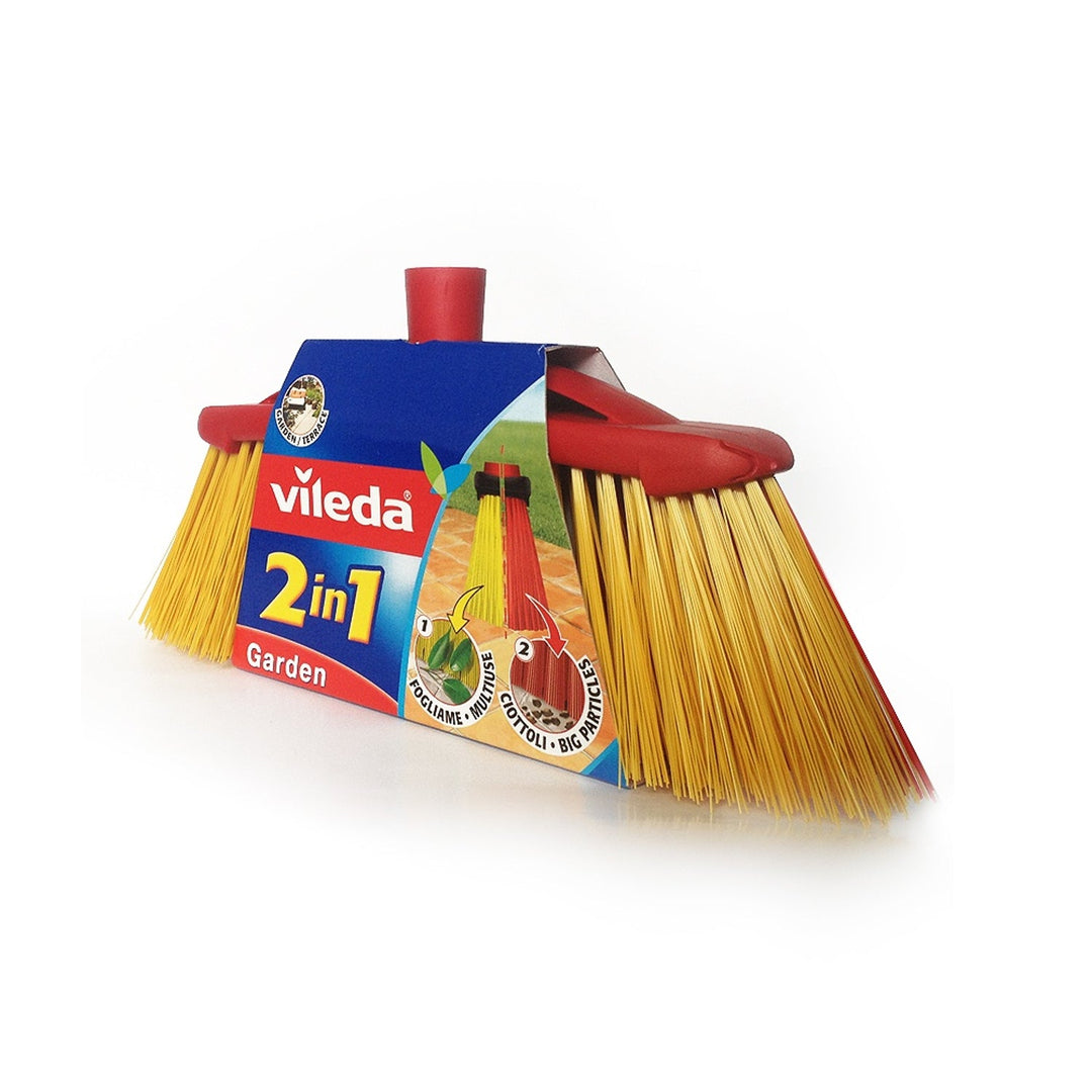 Виледа външна метла с дръжка Garden 2-в-1