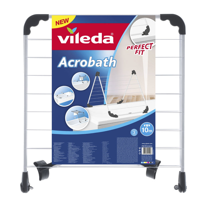 Сушилник за баня Vileda Acrobath с регулируеми стави