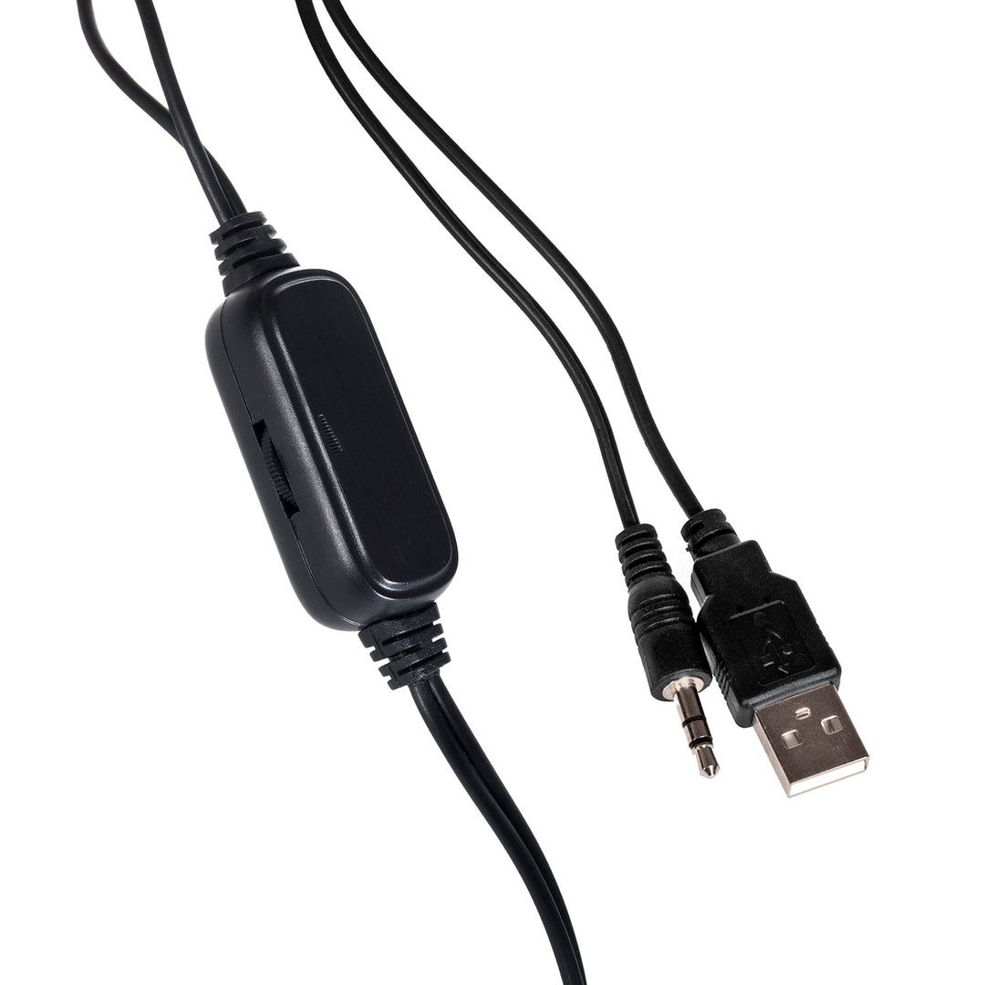 6W USB компютърни високоговорители, черни/червени Audiocore AC855 R