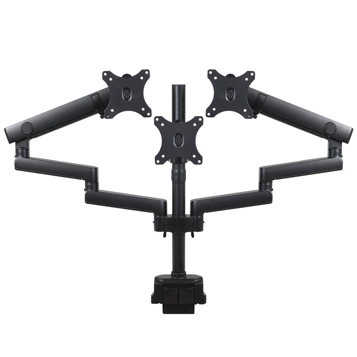 Маклин монтаж за бюро за 3 LCD монитора, VESA 75x75 и 100x100, 2x USB 3.0, 17-27", 3x7kg, MC-811