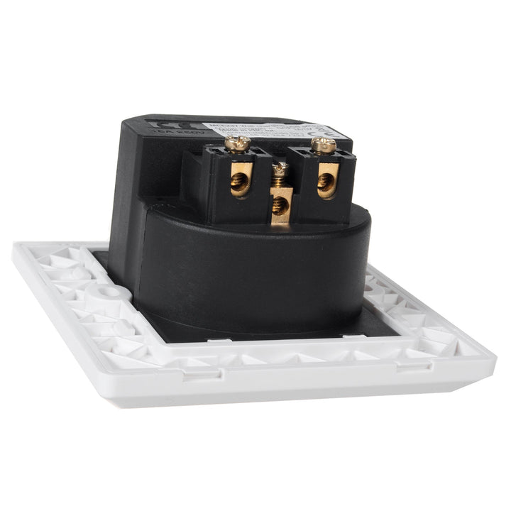 Schuko контакт Стена контакт с 2x USB 2.4A зарядни портове 2x USB зарядни портове USB Schuko предпазен щепсел ...