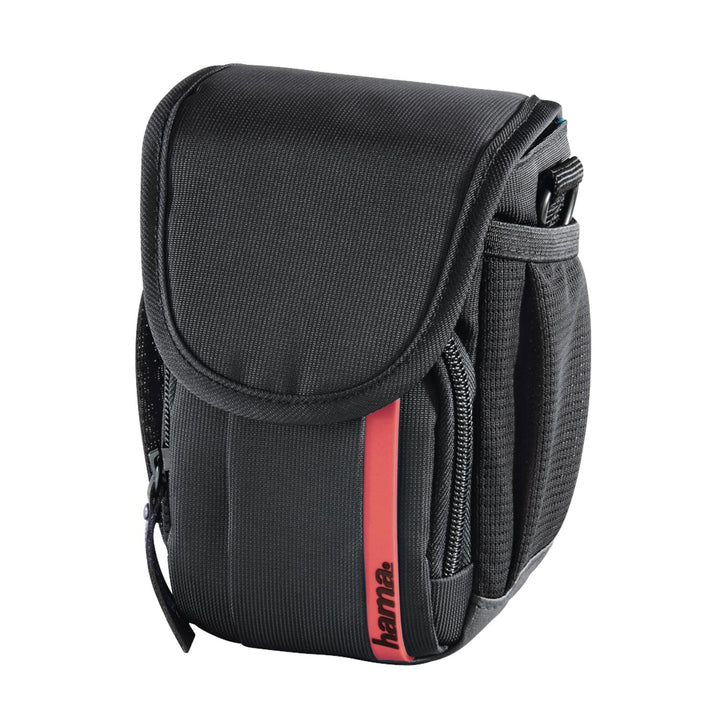 Rucsac camera foto Hama Nashville, Negru/Rosu, dimensiuni 10x16x8