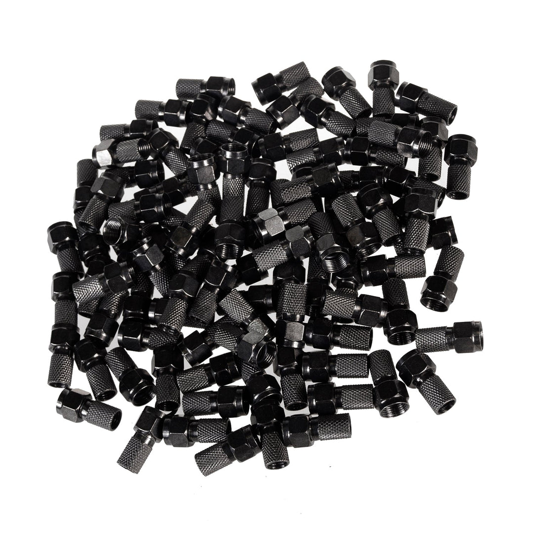Професионален сателитен F конектор 6,8 mm RG5.9, RG6 черен никел с уплътнение Maclean TV Systems MCTV-903