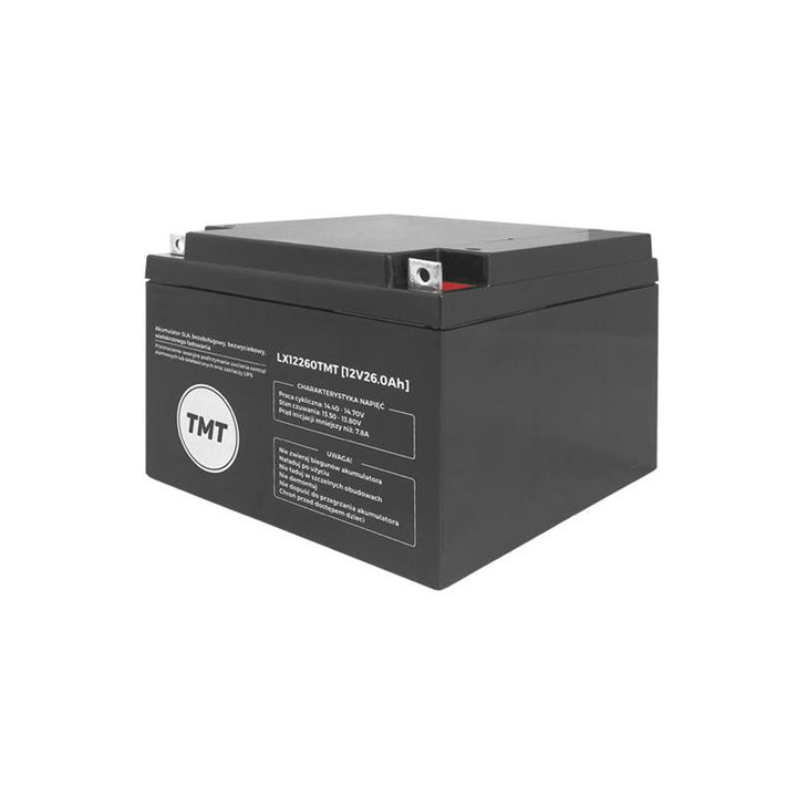 AGM гелова батерия 12V 26Ah UPS без необходимост от поддръжка LX12260