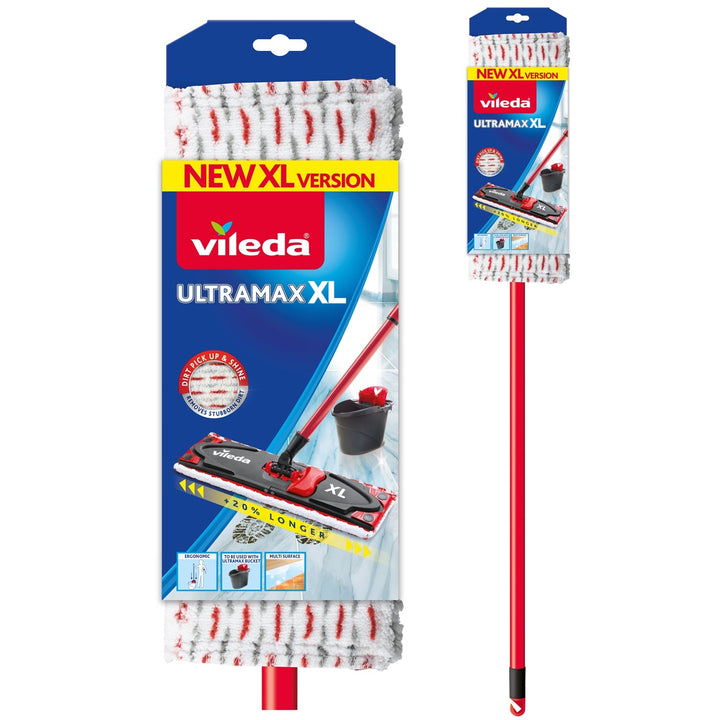VILEDA Плоска метла с телескопична дръжка ULTRAMAX XL 42CM