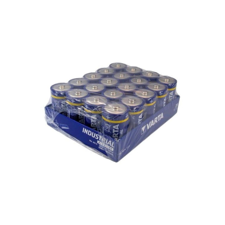 20x Varta Industrial R14/C алкални батерии Фолио