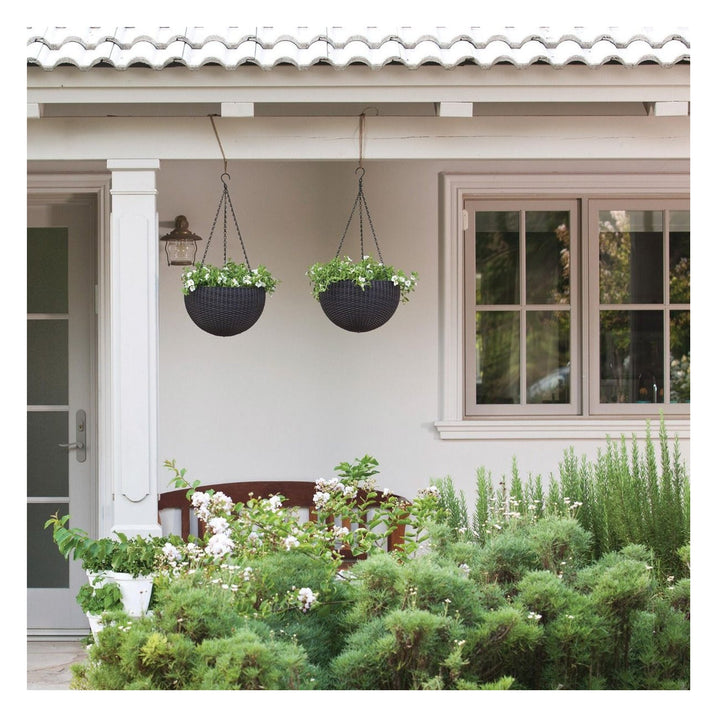 Keter Sphere Planter висяща саксия, кафява Модерна форма