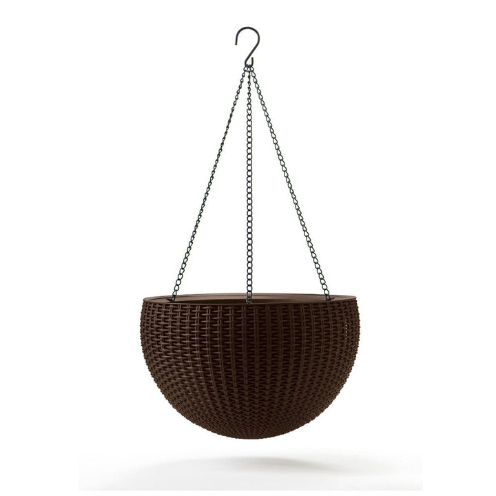 Keter Sphere Planter висяща саксия, кафява Модерна форма