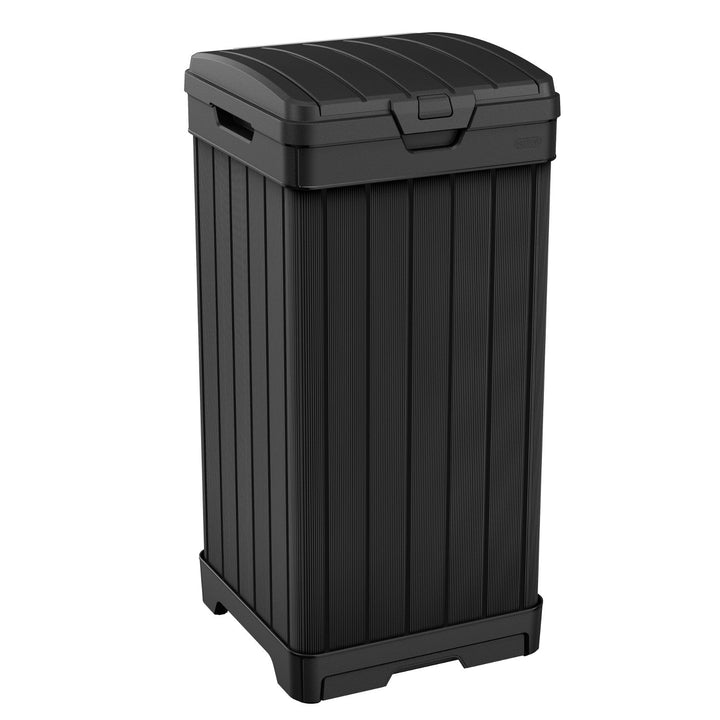 Keter Baltimore 125L черна кошница за отпадъци Височина: 87,4 cm