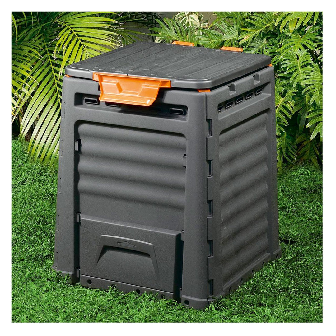 Keter Eco Composter 320L Капаци за изваждане на компост от двете страни