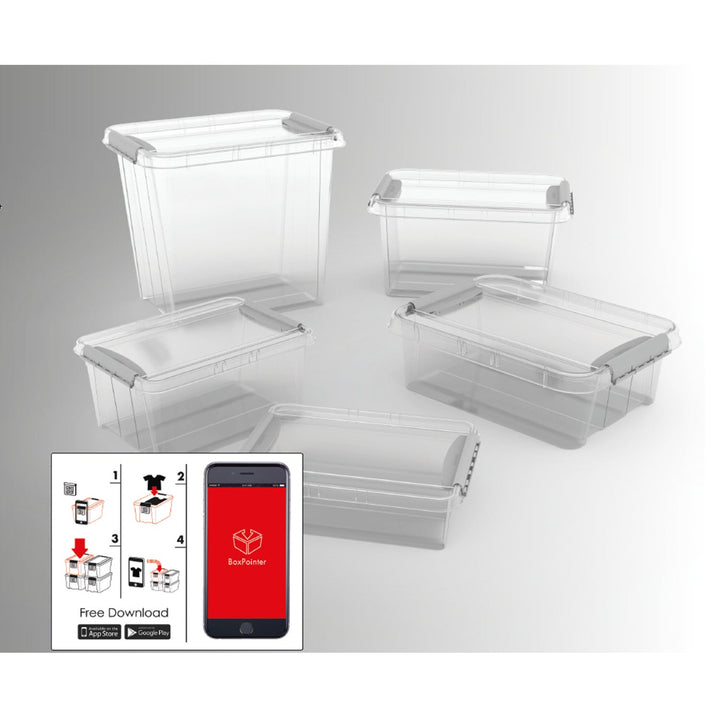 Plast Team Pro Box QR контейнер с капак, капацитет 21 L