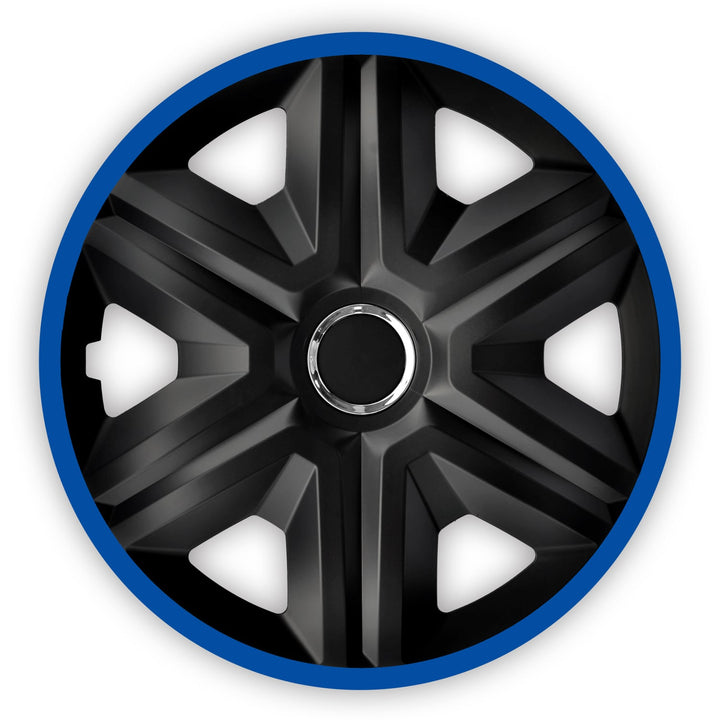 Универсални капачки за колела 14" NRM FAST LUX сини 4 броя