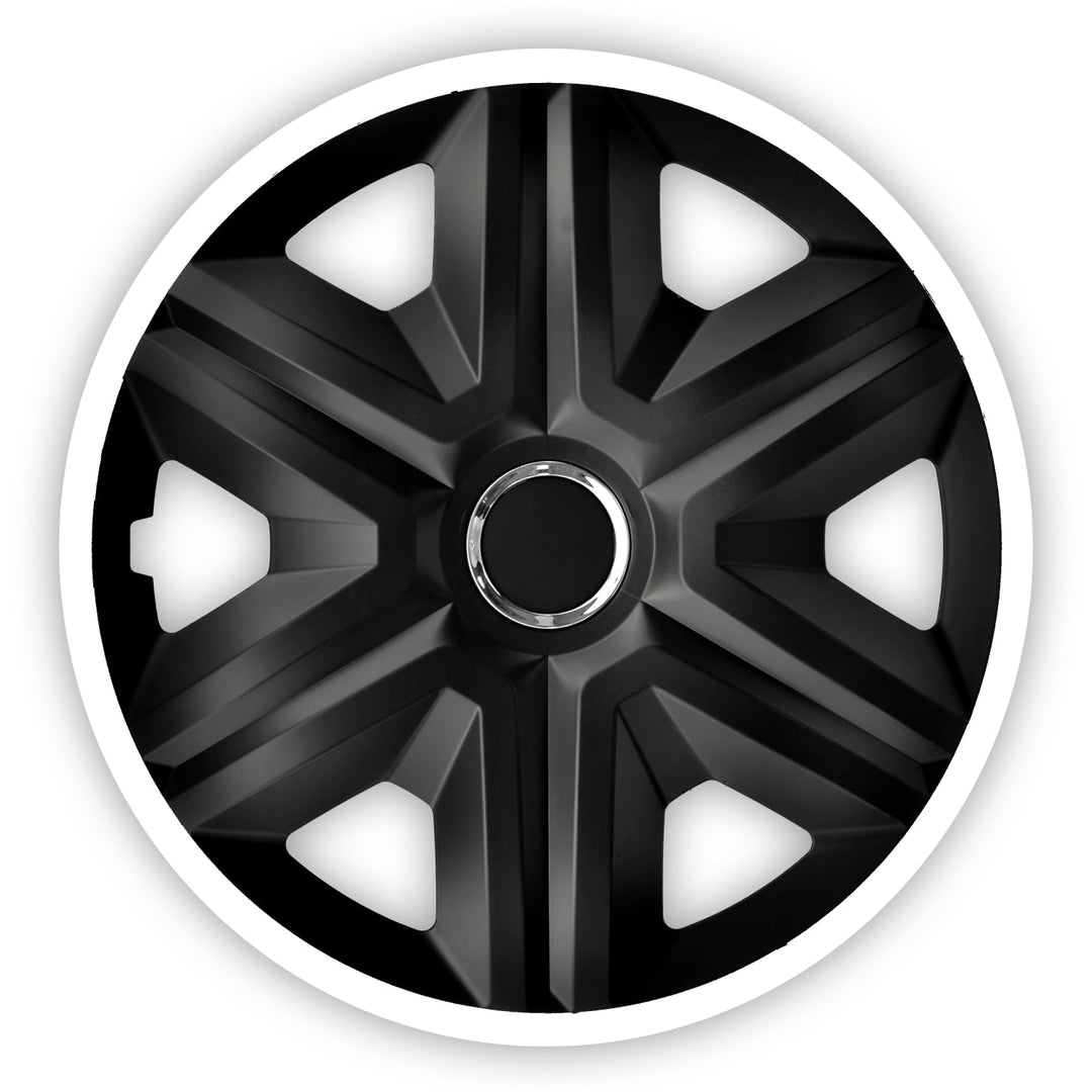 Универсални капаци за колела 14" NRM FAST LUX бели 4 броя