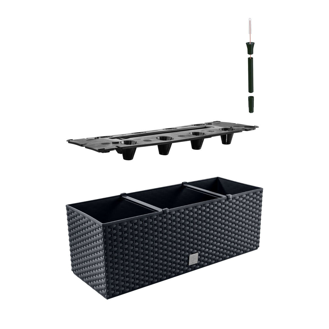 Prosperplast Rato Case DRTC500 S433 антрацит ратан саксия