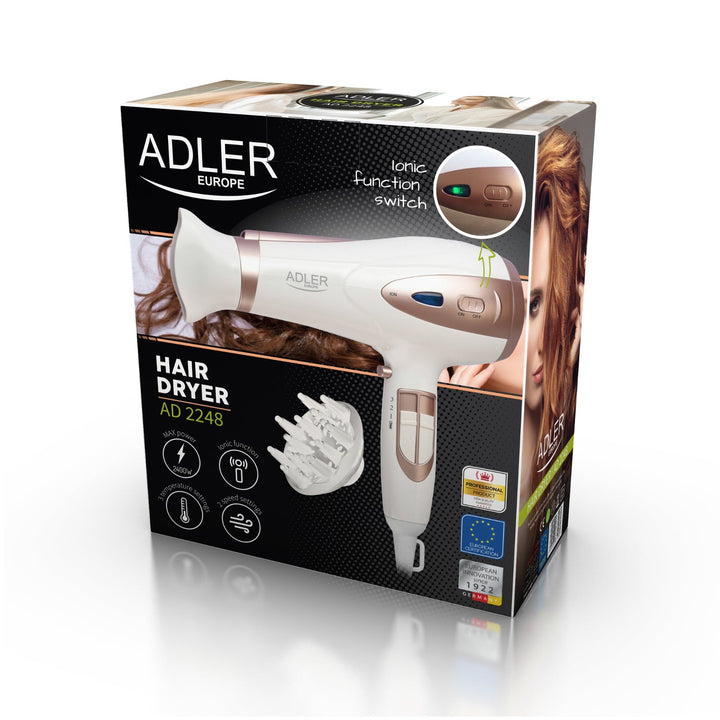 Сешоар Adler AD 2248 с йонизация и студена въздушна струя