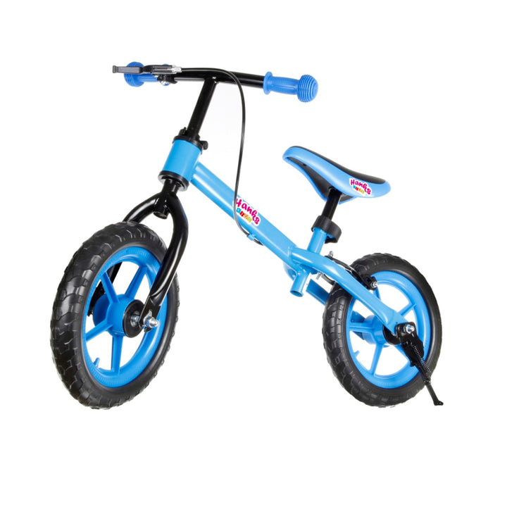 HanksKids Bicicletă sigură cu frână Bicicletă de fond Blue BB-SAFE-12B