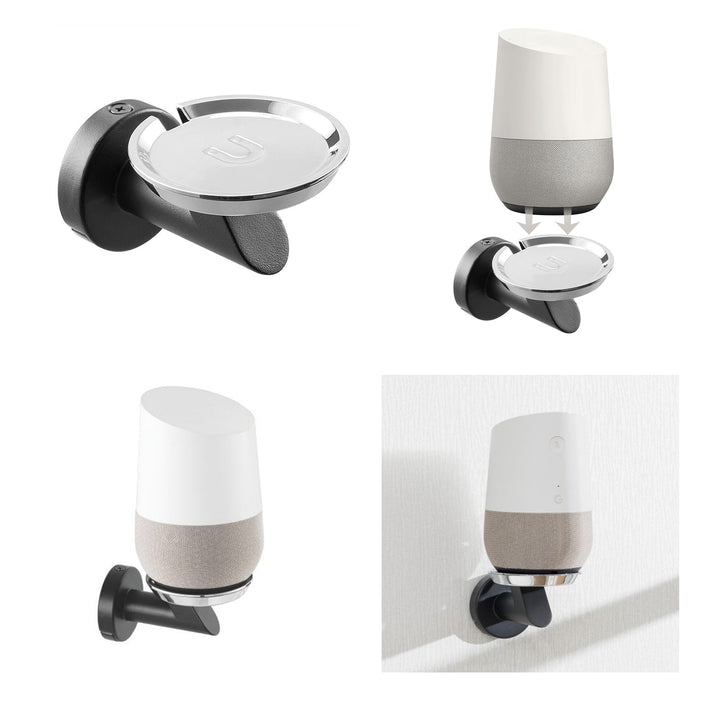 Стенен монтаж за Google Home Maclean MC-857 черен