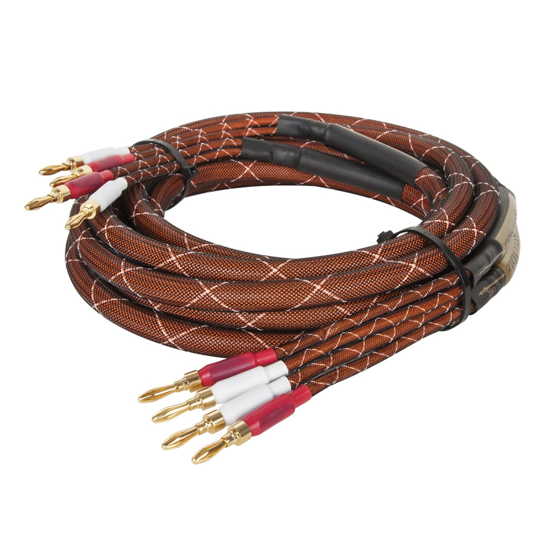 Kruger&Matz 3,0 м кабел за високоговорители (бананови щекери)