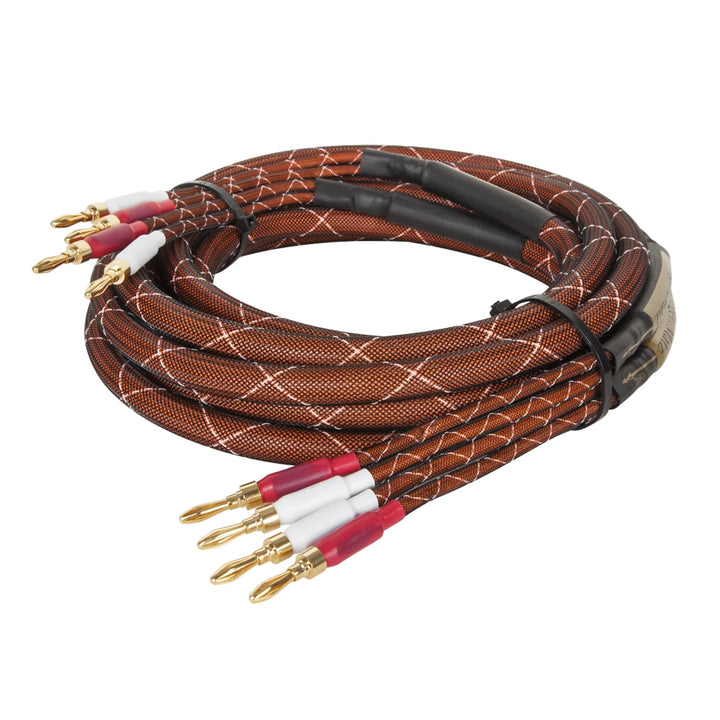Kruger&Matz 3,0 м кабел за високоговорители (бананови щекери)