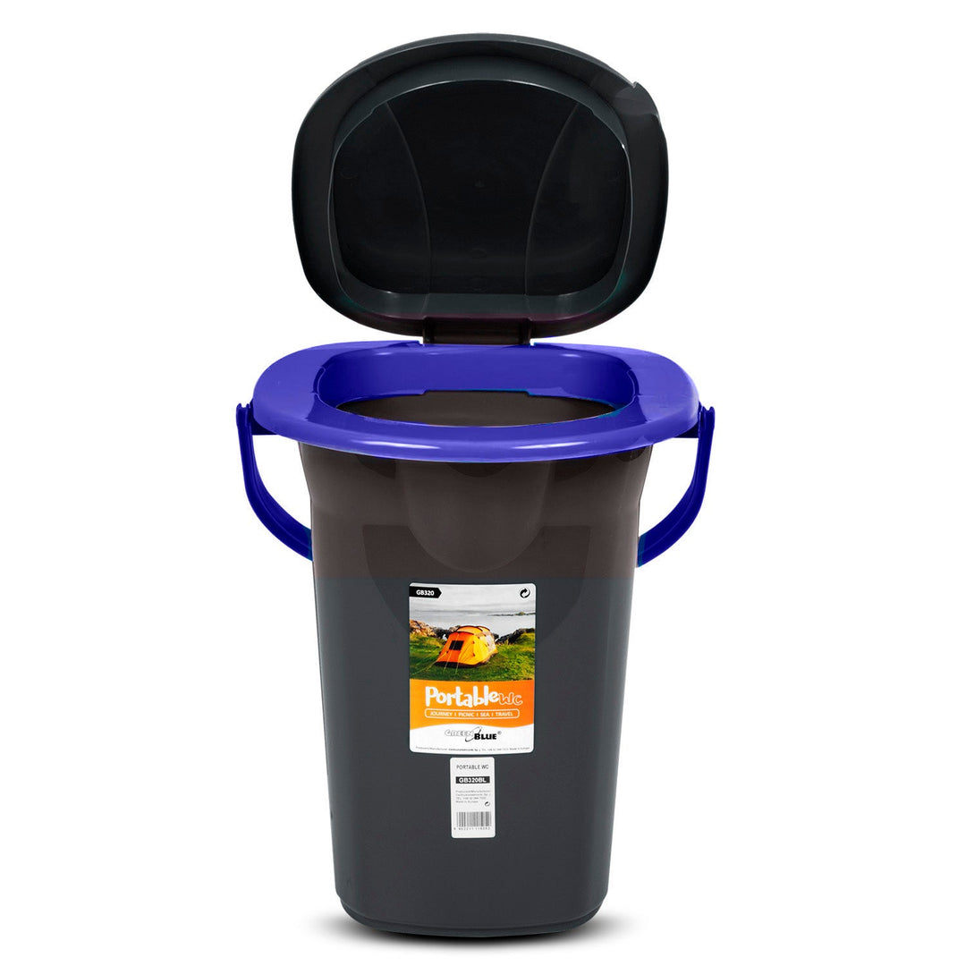 GreenBlue GB320BB черна и тъмно синя преносима тоалетна