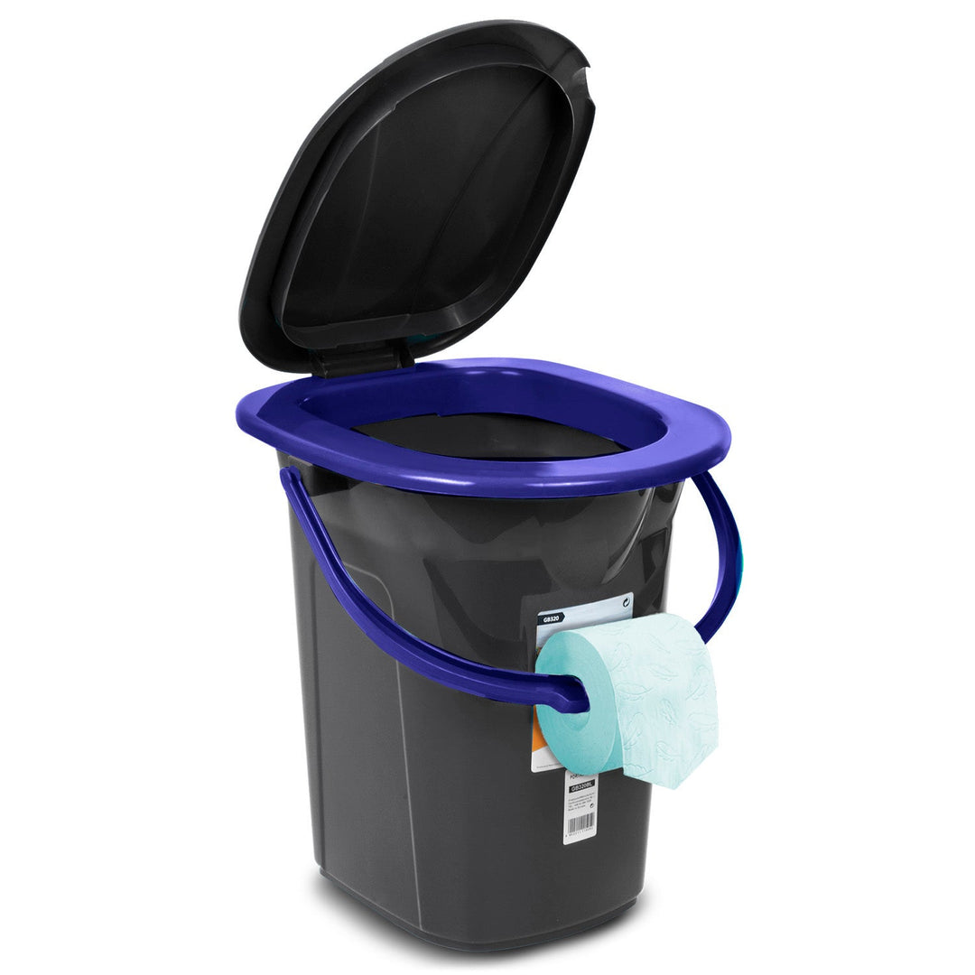 GreenBlue GB320BB черна и тъмно синя преносима тоалетна