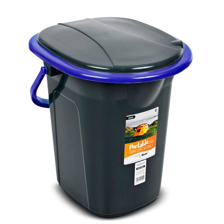 GreenBlue GB320BB черна и тъмно синя преносима тоалетна