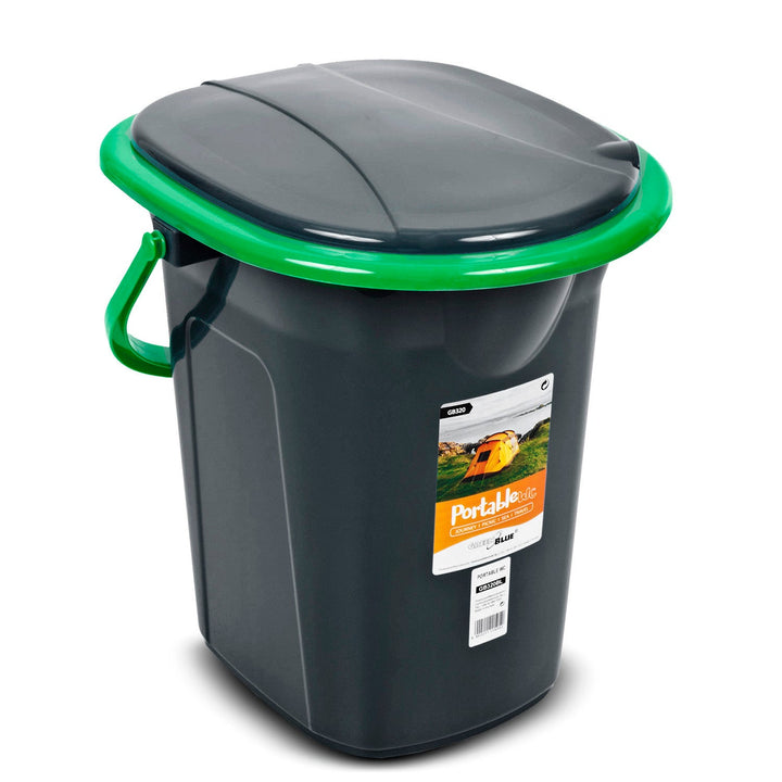 GreenBlue GB320BG черно-зелена преносима тоалетна