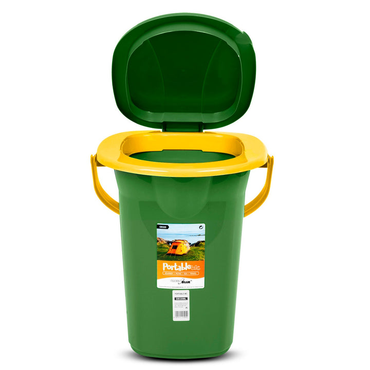 GreenBlue GB320GO преносима тоалетна, тъмнозелена и оранжева