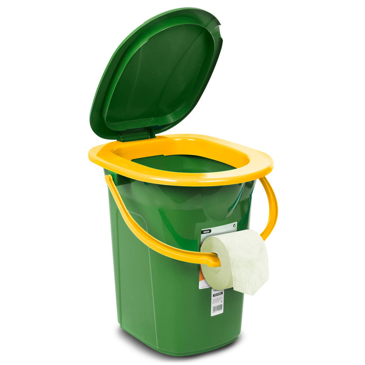 GreenBlue GB320GO преносима тоалетна, тъмнозелена и оранжева