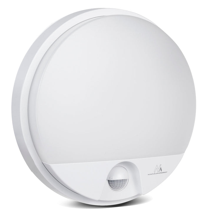 LED лампа с инфрачервен датчик за движение MCE291 W 1100lm 15W IP54 Maclean Energy, бяла