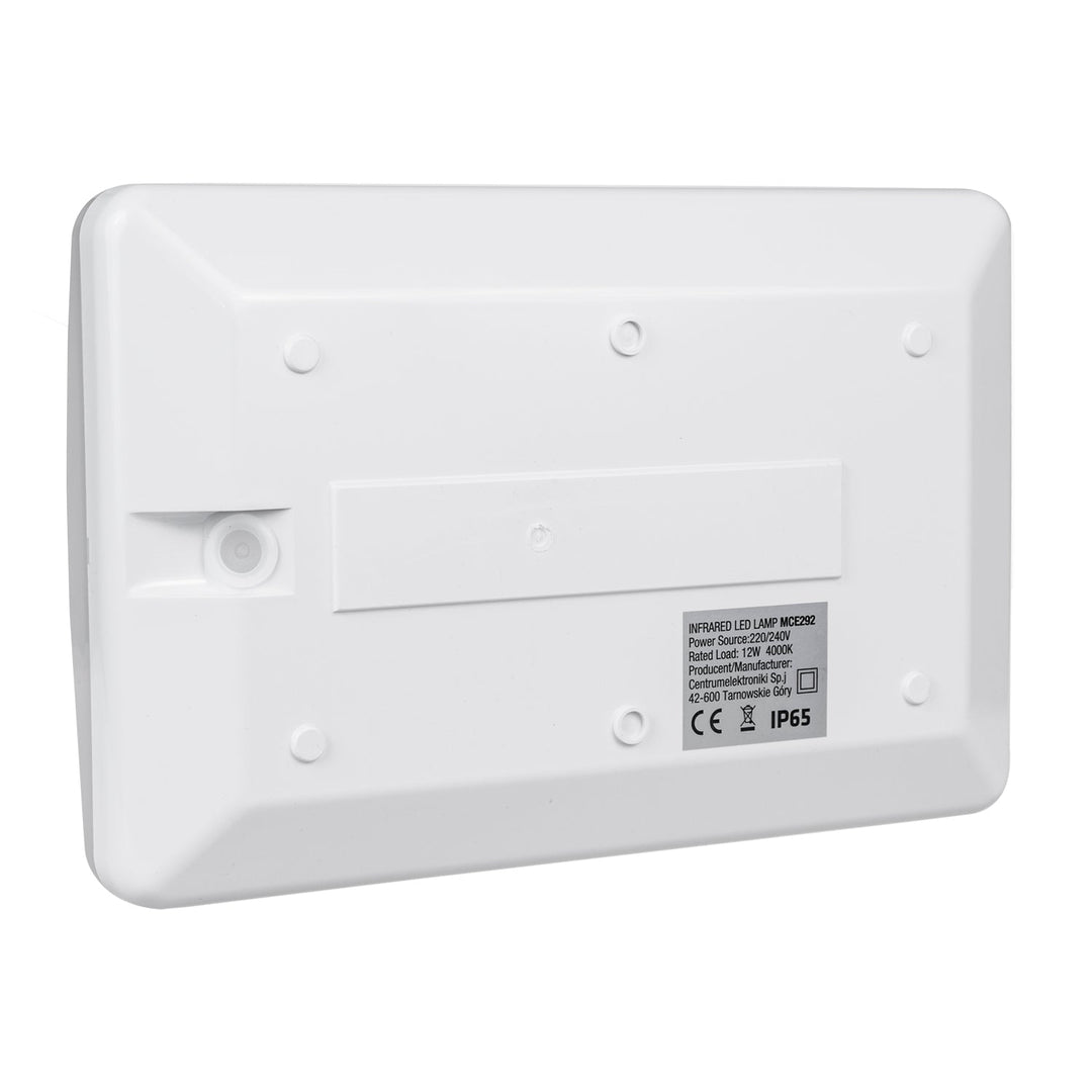LED лампа Maclean, номер на къща, със сензор за затъмняване, бяла, макс. 10 W, IP65, неутрален цвят (4000 K), макс. 1000 lm, MCE292 W